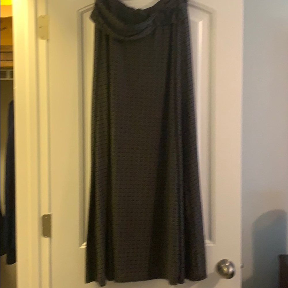 Black & Gray long skirt